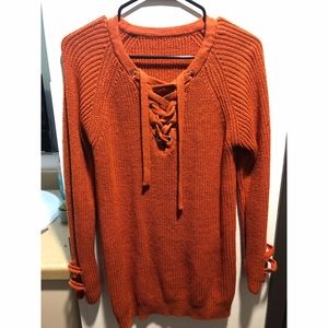 Orange Sweater